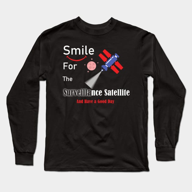 surveillance satellite Long Sleeve T-Shirt by Yaman